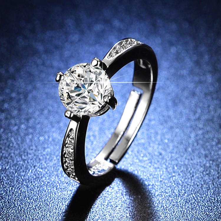 ແຫວນເພັດຊົງ Regal Solitaire 1 ກະຣັດ