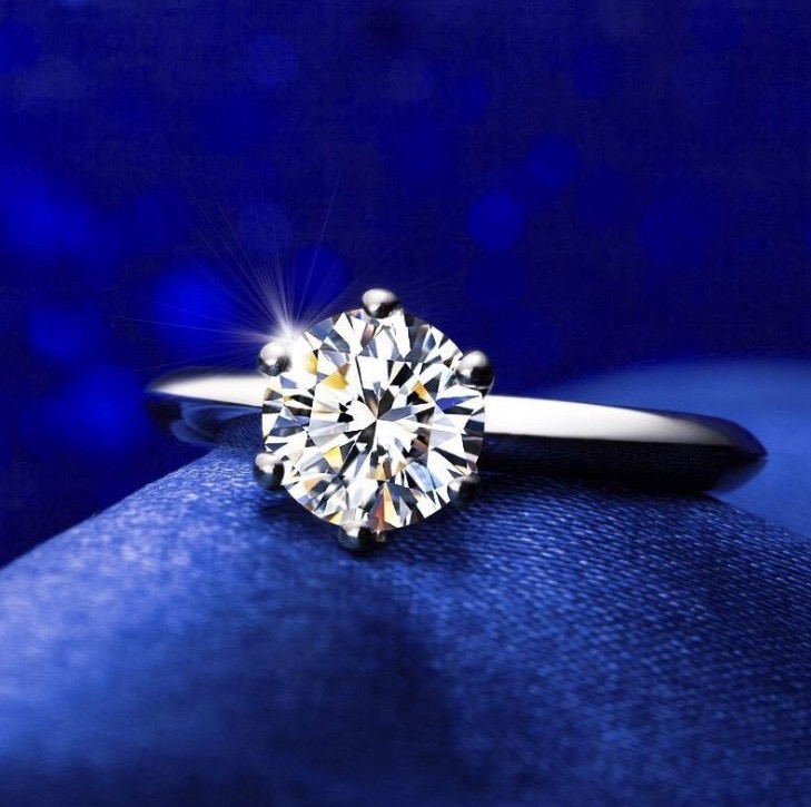 ແຫວນເພັດຊົງ Eternal Solitaire 1 ກະຣັດ