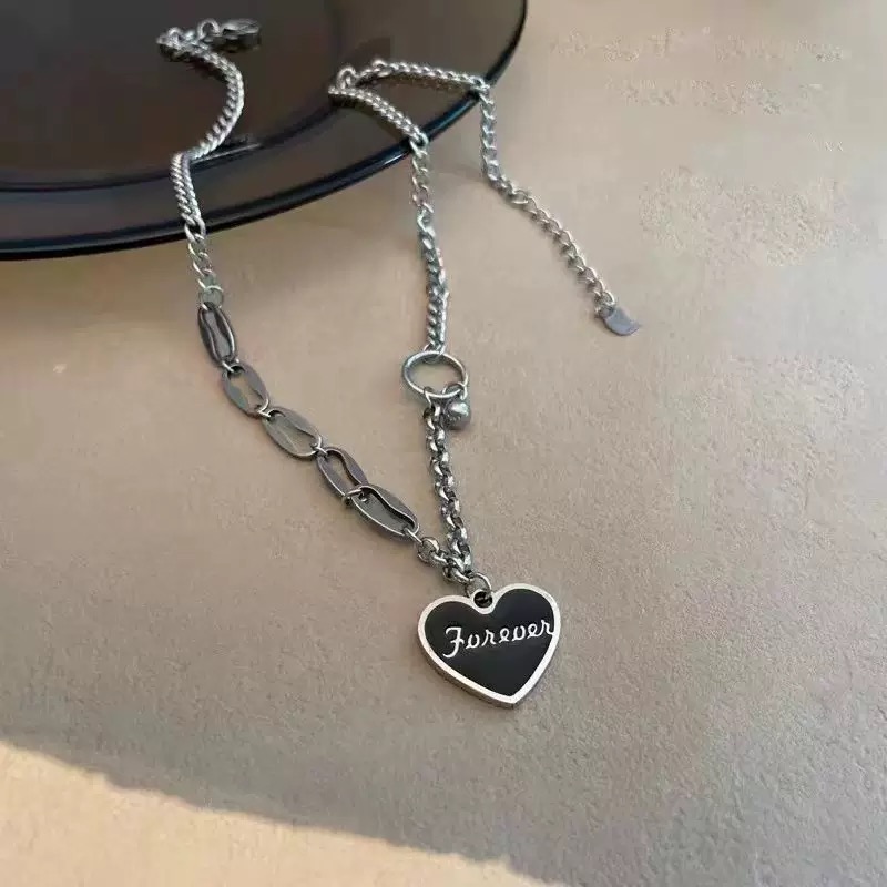 N-stl134-ສາຍຄໍ Midnight Heart Link